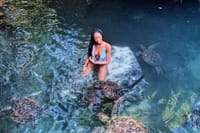 Zanzibar Salaam Cave Swimming and Feeding Sea Turtle in Kizimkazi 8