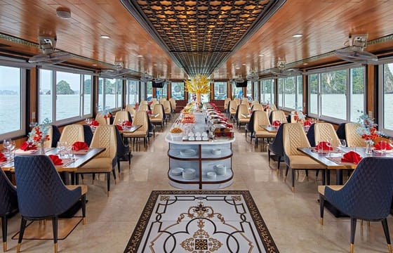 Cozy 5 Star Luxury Halong Day Cruise from Tuan Chau Harbor