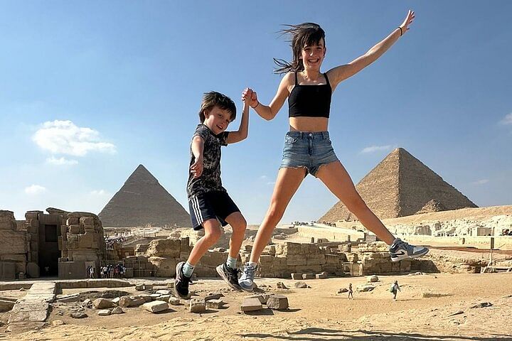 Pyramids of Giza & Grand Egyptian Museum: Free Photos at Sphinx