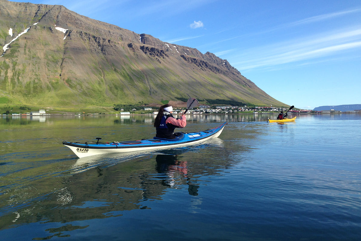 Kayaking & Biking, Iceland