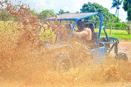 Buggy Tour in Punta Cana with Stops at the Beach and a Cave
