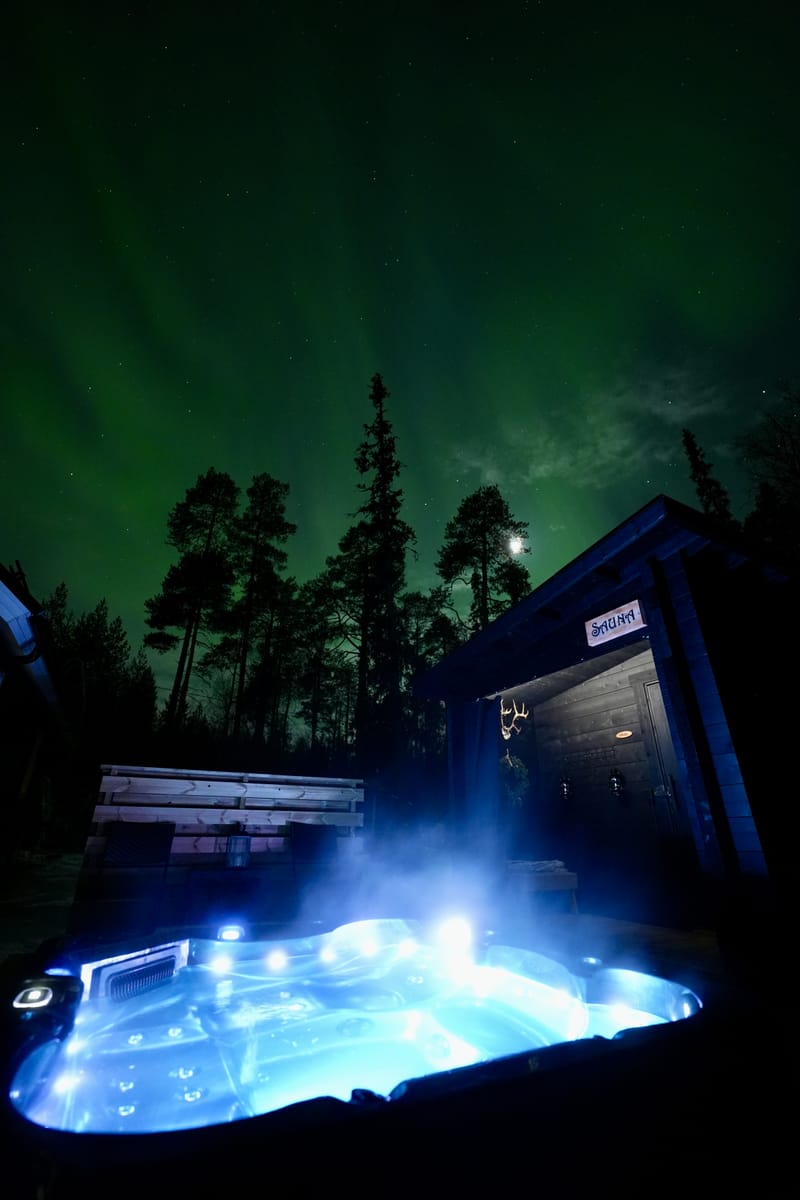 Private Aurora Spa with dinner
