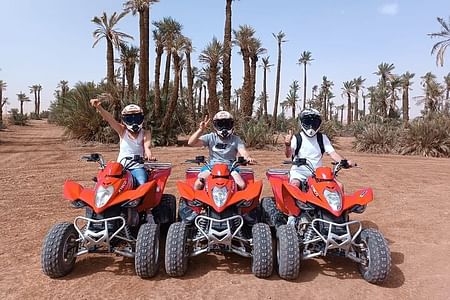 Quad Biking and Camel Riding Adventure in Marrakesh Palm Oasis