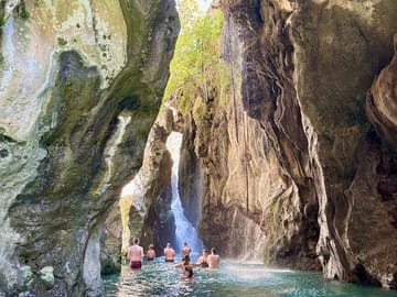 Waterfalls in Kourtaliotiko Gorge