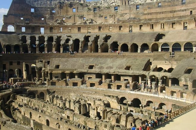 Impressive view of the Colosseum