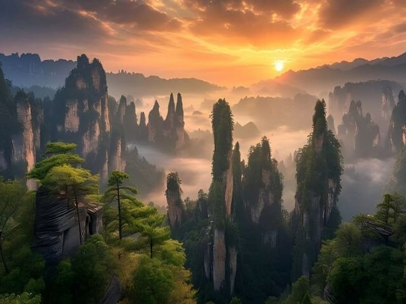 3 Days Zhangjiajie Exploration with Adventure