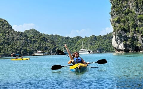 Luxury Catamaran Day Cruise to Lan Ha Bay from Hanoi