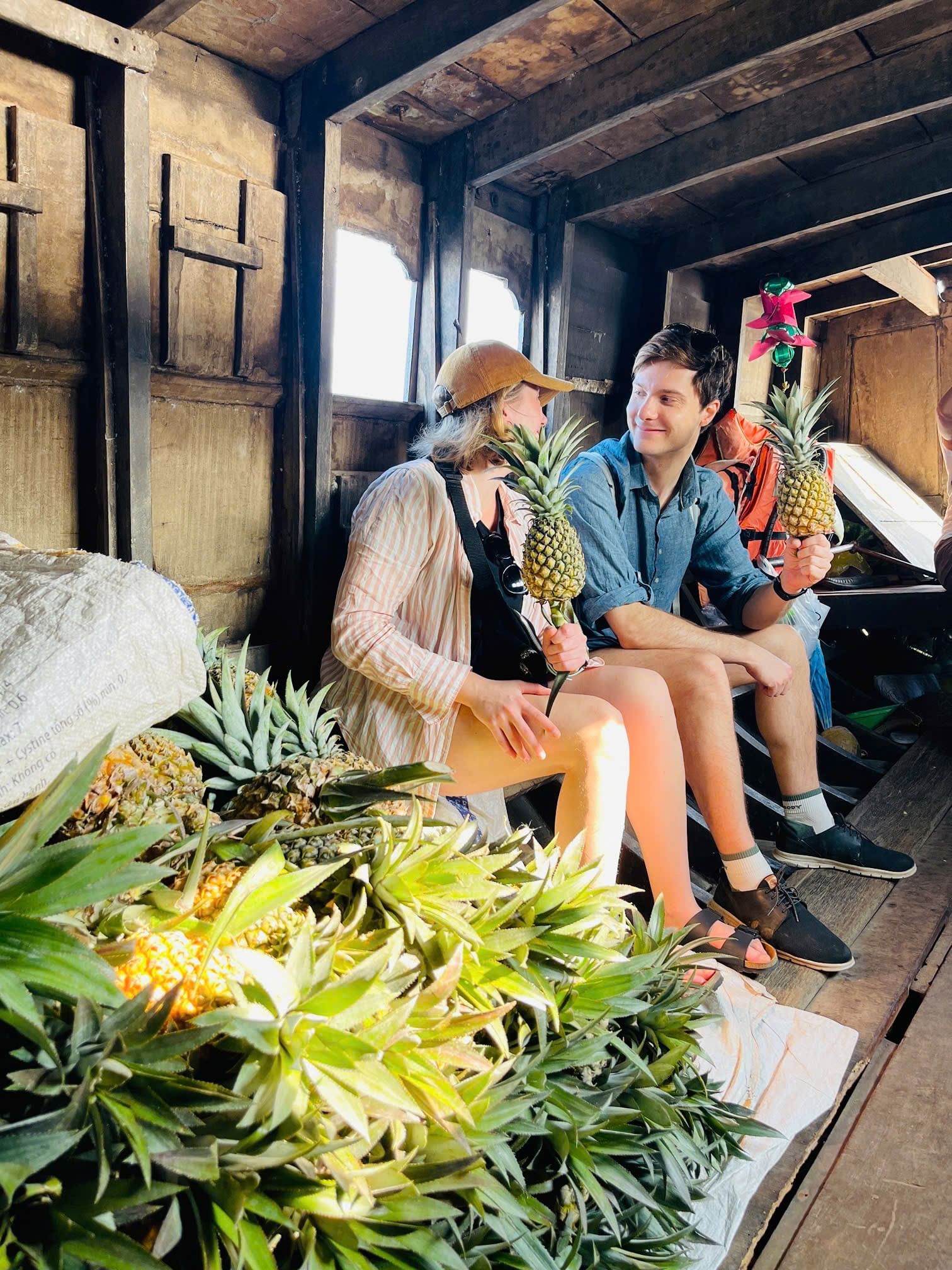 Cai Rang floating market boats Can Tho Mekong Delta