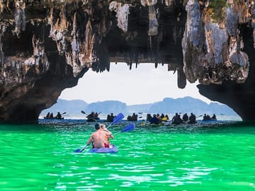 James Bond Twilight Sea Canoe and Glowing Plankton from Khaolak