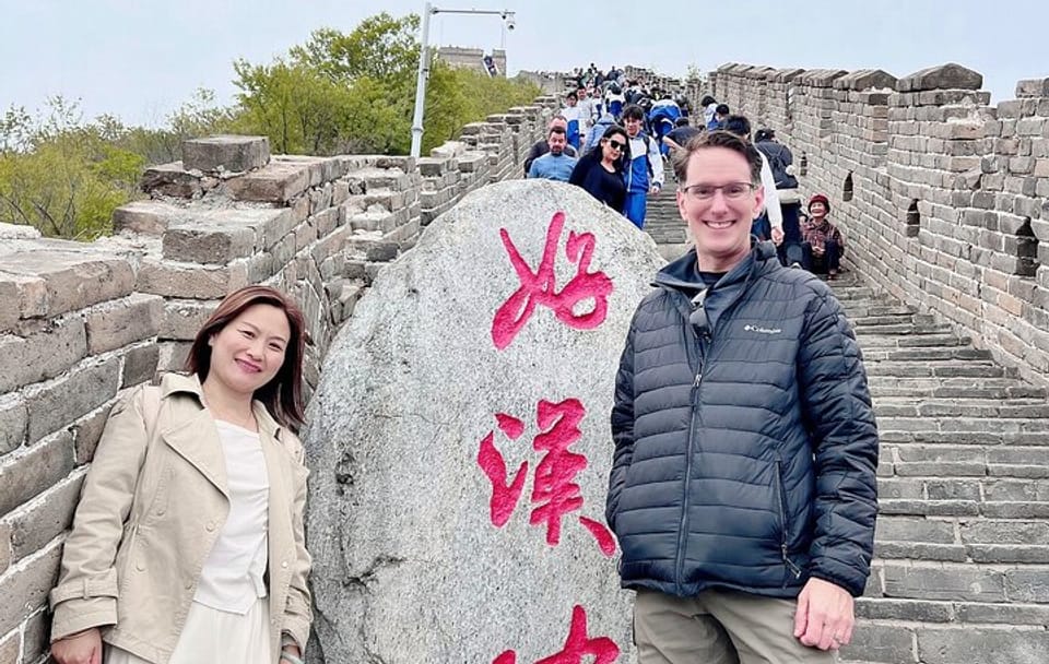 Beijing private layover Mutianyu Great Wall English guided tour.