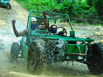 Punta Cana Adventure: Eco Farm, Horseback, Buggy, and Zipline Tour