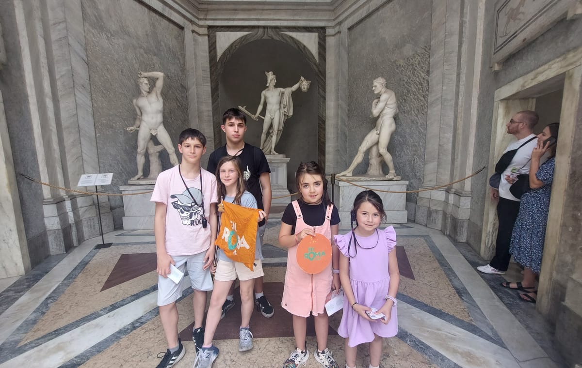 Tour Museos Vaticanos y Capilla Sixtina adaptado a niños: en grupo