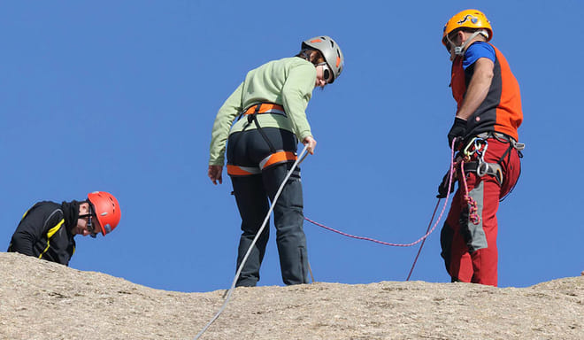 Rappelling in Madrid