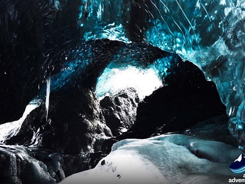 Ice Cave during 2 day south coast tour Iceland