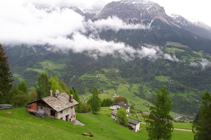 Bernina train and Swiss Alps. Departure from Desenzano 3