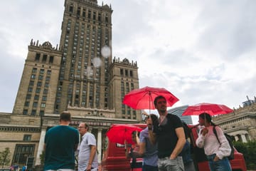 Private Retro Minibus Tour of Communist Warsaw Highlights