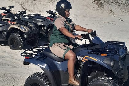 Table Mountain and Atlantis Dunes quad bike private tour