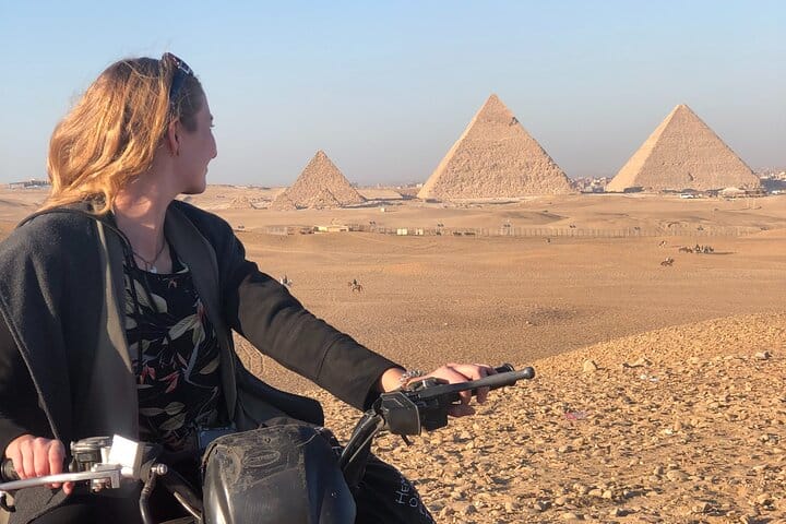 Quad Bike Trip At Desert of Giza Pyramids With Transfers and Drinks
