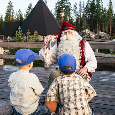 Private Meeting with Santa Claus in his cottage in Lapland