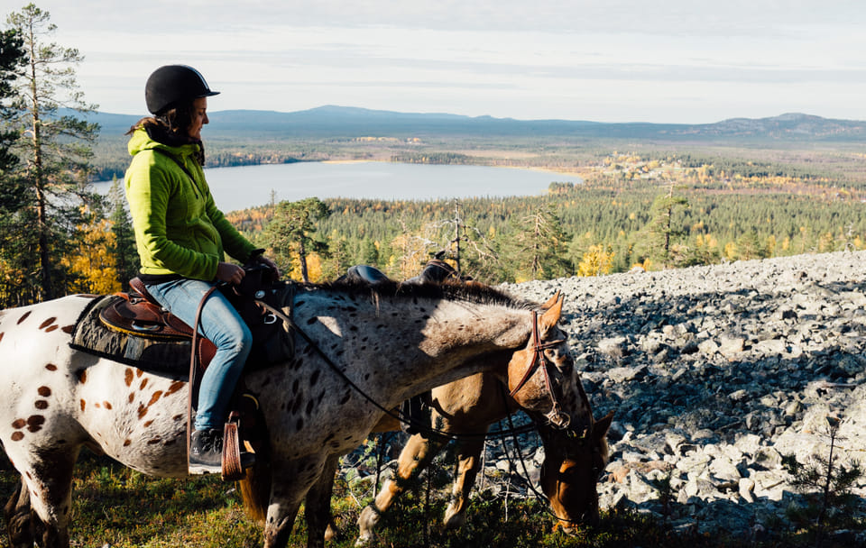 Horseback Riding Tour to Soutaja Fell in Kemijärvi