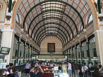 <p>Inside view of the post office</p>