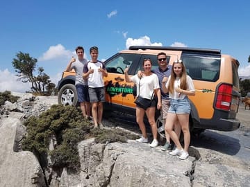 Guests with our car
