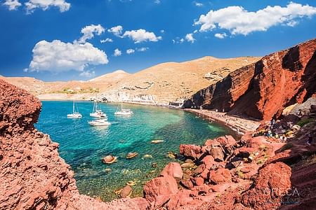 Half-Day Private Tour to Santorini Beach