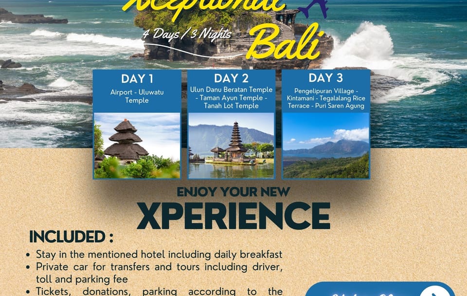 Explore Ubud Palace and Bali's Nature and Culture in 4 Days
