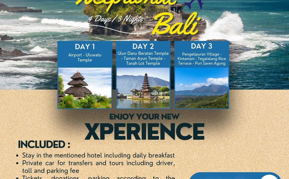 Explore Ubud Palace and Bali's Nature and Culture in 4 Days