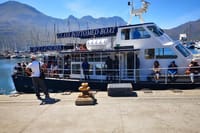 Boat on the way to Seal Island Hout Bay