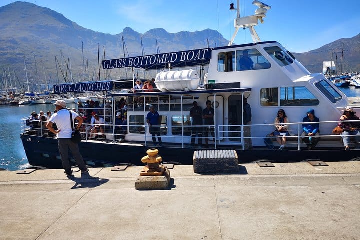 Boat on the way to Seal Island Hout Bay