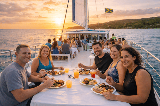 Ocho Rios Catamaran: Sunset Dinner, DJ & Open Bar Party Cruise photo 5