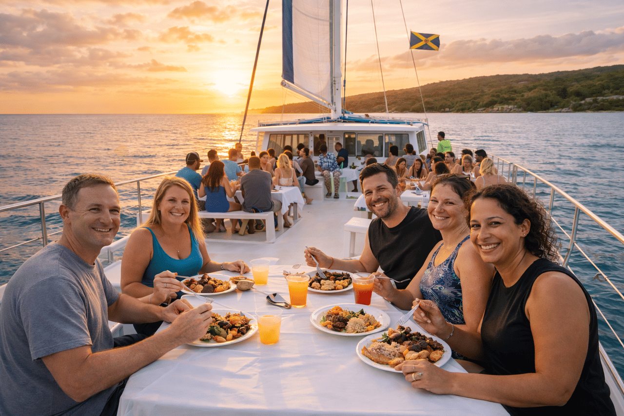 Ocho Rios Catamaran: Sunset Dinner, DJ & Open Bar Party Cruise 5