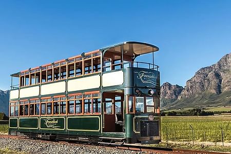 Franschhoek tram 15 Wine tasting Tour from Town & Stellenbosch