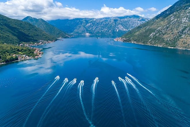 Our fleet in Kotor Bay