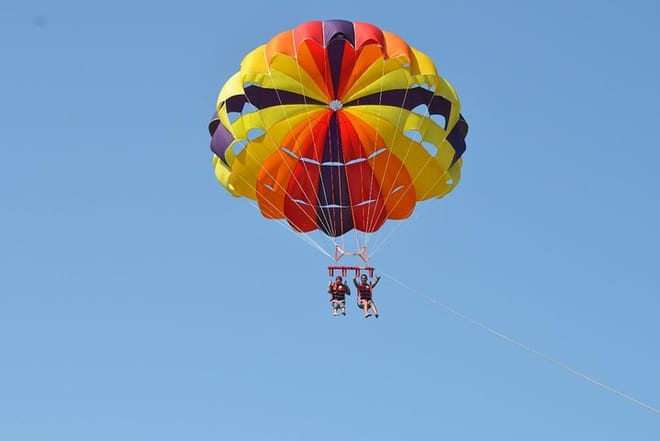 Parasailing Fly Catch the Sky With Private transportation - Sharm El Sheikh Meeting &amp; pickup Edit We pick up all travelers General areas You pick up from all locations within 1 general area Specific l