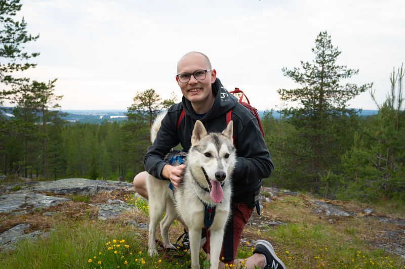 Midnight Sun Husky hiking, Husky Park, Siberian Husky, Rovaniemi Lapland
