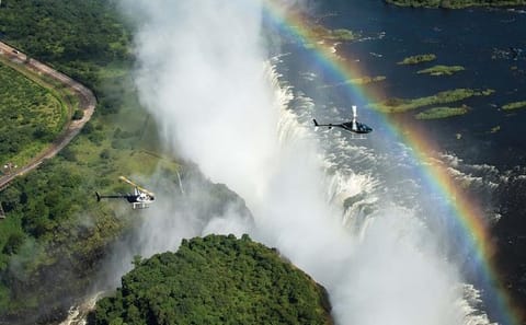 Helicopter Tour Over Victoria Falls in Zimbabwe