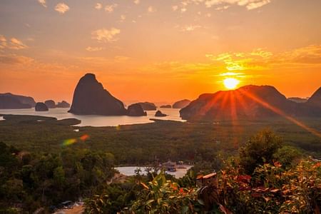 Phuket : Samet Nangshe and Cheow Lan Lake Adventure Day Tour