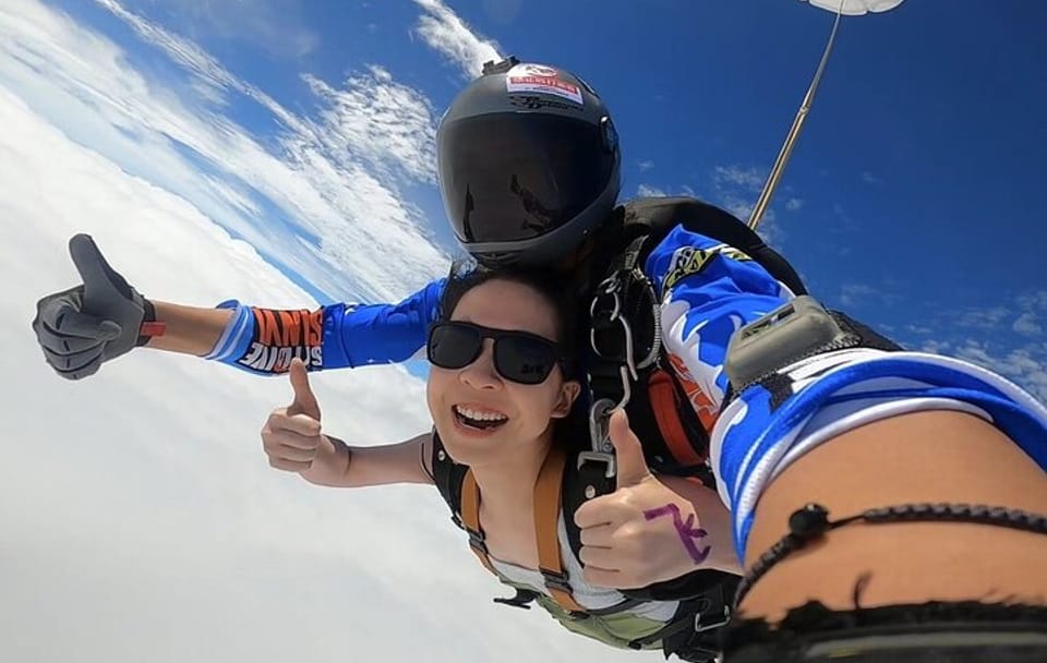 Chengdu Tandem Skydive Adventure with Aerial Views