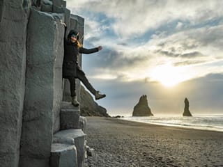From Reykjavik: South coast, Diamond Beach &Glacier Lagoon Day Tour guided in Chinese冰岛南岸钻石沙滩&冰河湖中文一日团, photo 13