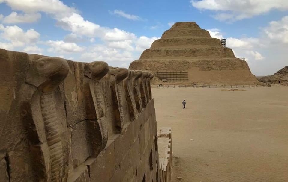 Private Tour of Giza Pyramids, Saqqara & Memphis with Camel Ride