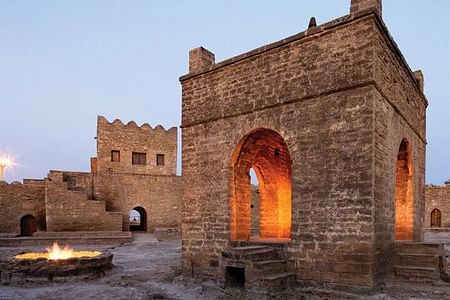 Ateshgah Fire Temple and Yanardag Fire Mountain Private Tour