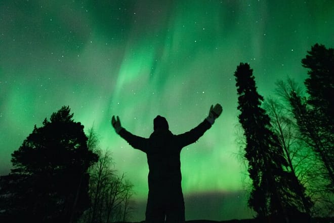 Rovaniemi: Northern Lights Group Tour - Guaranteed View 