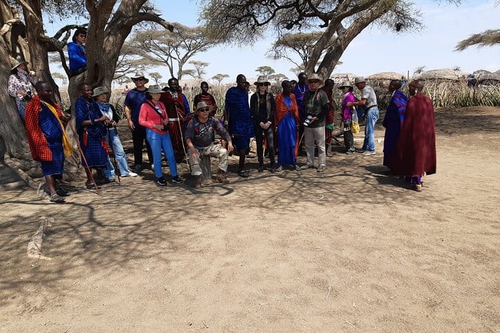 rest at the Maasai village