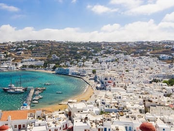 Mykonos town view