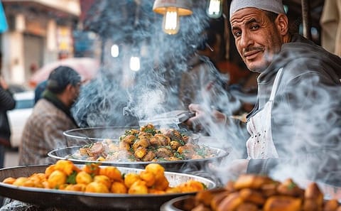 Marrakech Night Walking Tour: Explore Street Food Delights