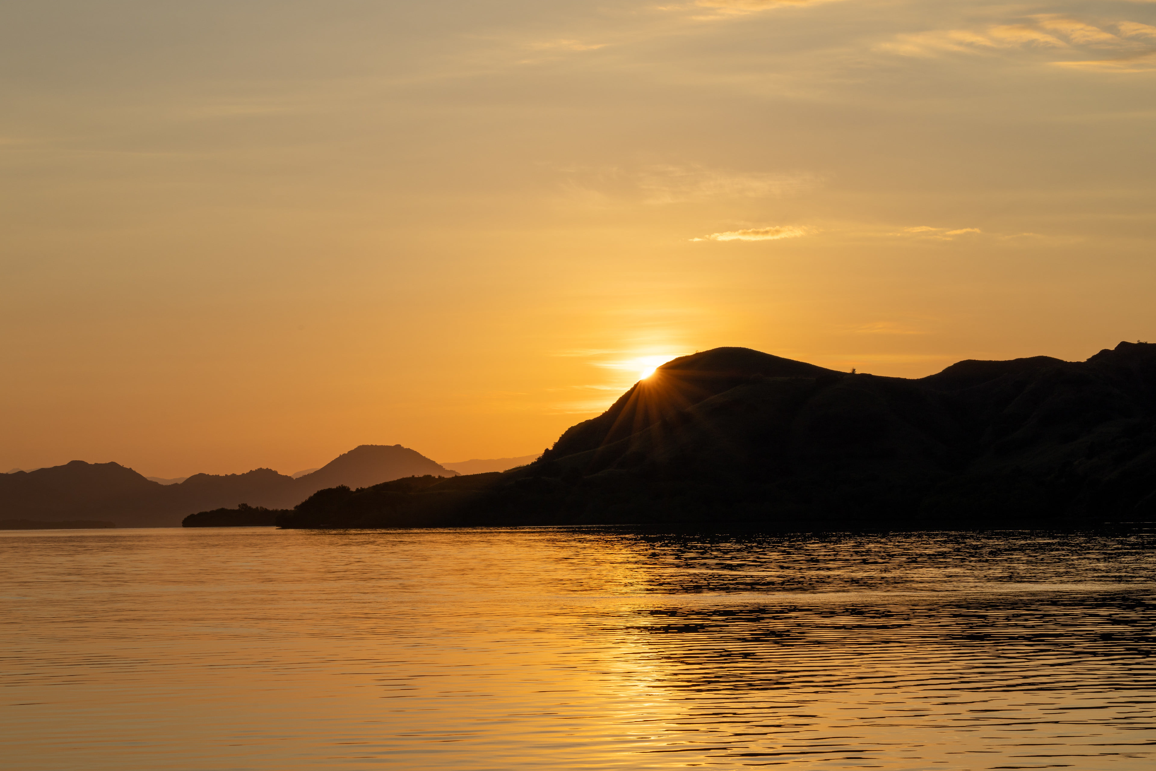 early bird time in Padar island komodo National Park