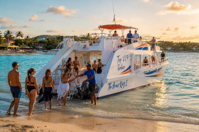 Puerto Plata Sunset Catamaran Cruise Snorkeling and Open Bar photo 2