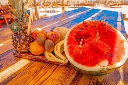 Paradise Hula Hula Island Adventure with Lunch From Hurghada